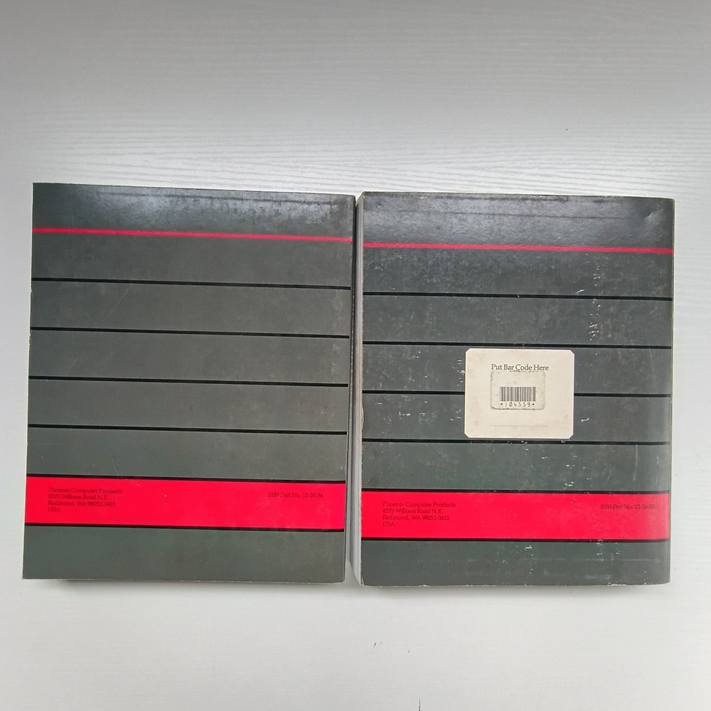 Phoenix MS-DOS and GW-BASIC User's Guide User's Reference Manuals - 1988 - Picture 4 of 13